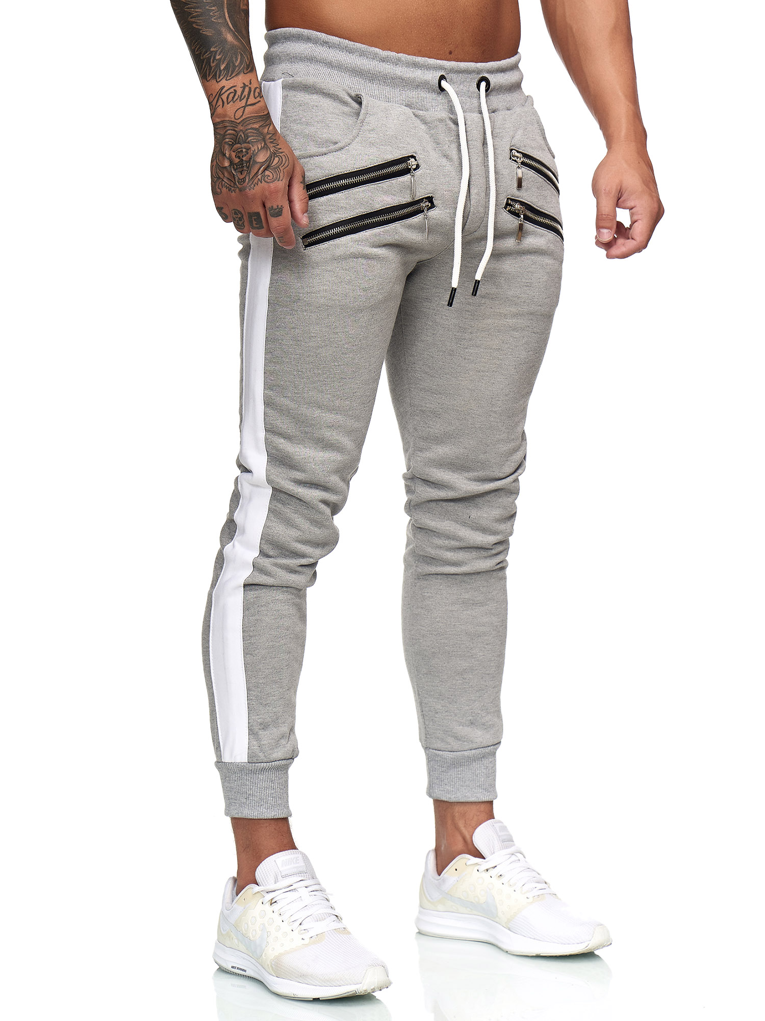 Herren Jogginghose Sporthose Männer Trainingshose Sweatpants 3131ST ...